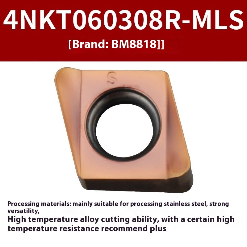 2045-CNC milling cutter, side milling cutter, carbide 4NKT insert, shoulder milling cutter, double-sided fast feed milling insert Shandong Denso Pricision Tools Co.,Ltd.